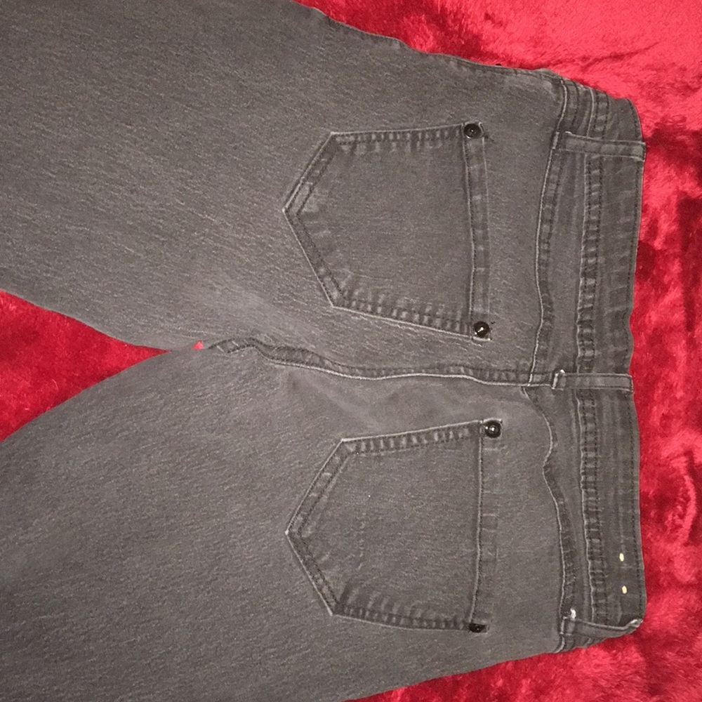 black non ripped 21 Denim jeans size 27x32 - Picture 2 of 3